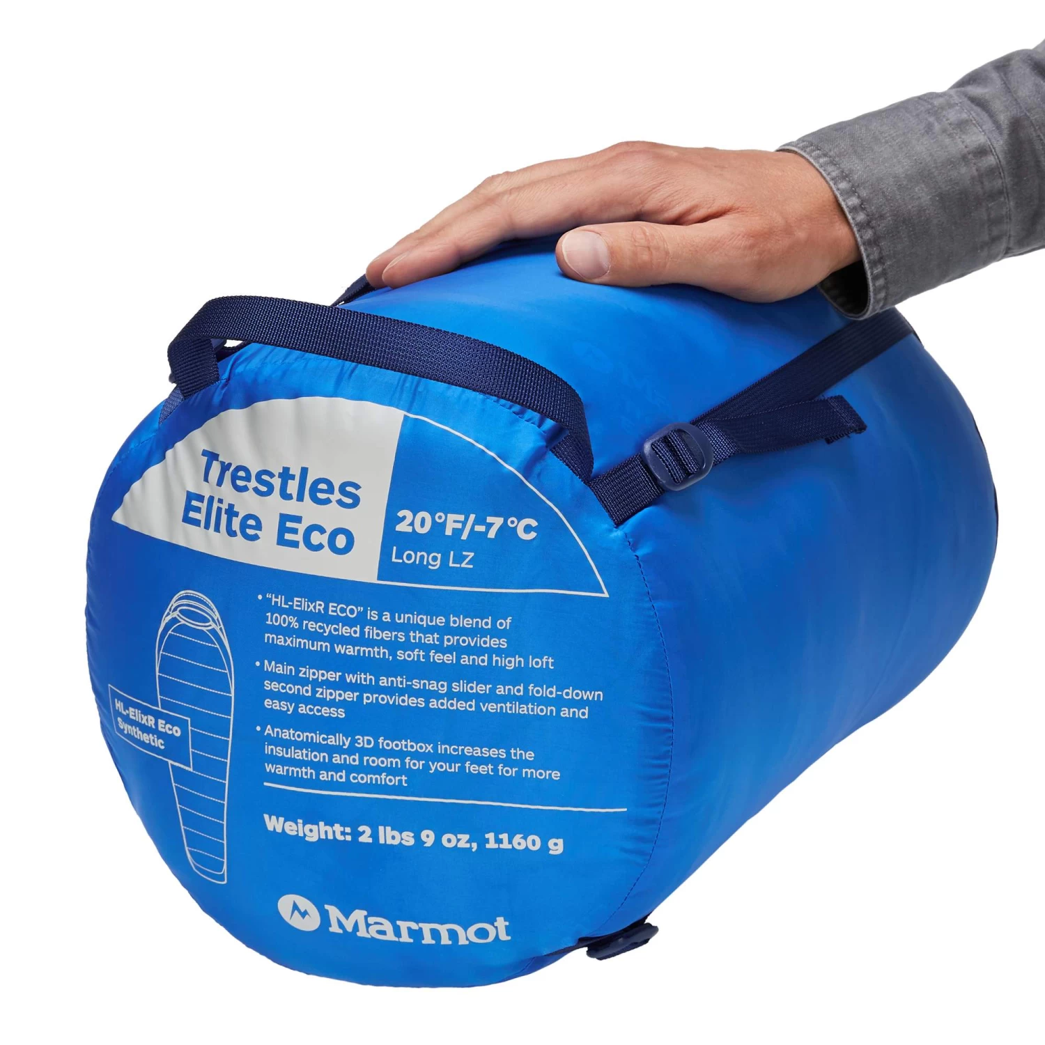 Marmot TRESTLES ELITE ECO 20 LONG Herren - Kunstfaserschlafsack 9 Marmot TRESTLES ELITE ECO 20 LONG Herren - Kunstfaserschlafsack – Bild 9