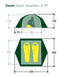 VAUDE SPACE SEAMLESS 2-3P - Kuppelzelt 19 VAUDE SPACE SEAMLESS 2-3P - Kuppelzelt -Camping Welt Verkauf 5637736449 dvmemuc space seamless 23p vaude 24